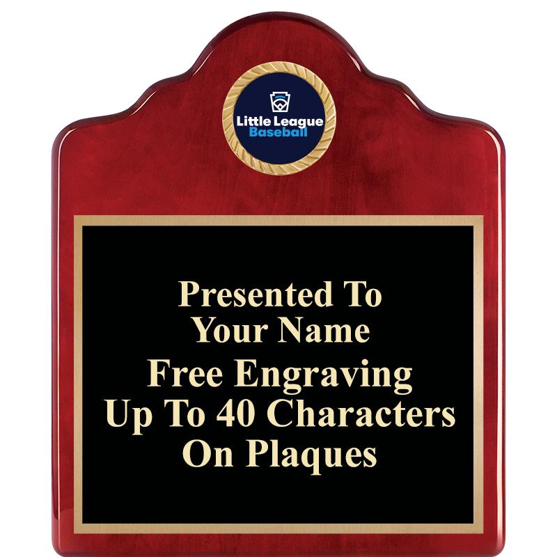 10"X12"ROSEWOOD EMBLEM PLQ