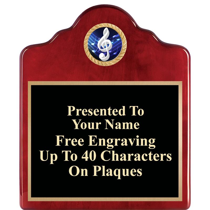 10"X12"ROSEWOOD EMBLEM PLQ