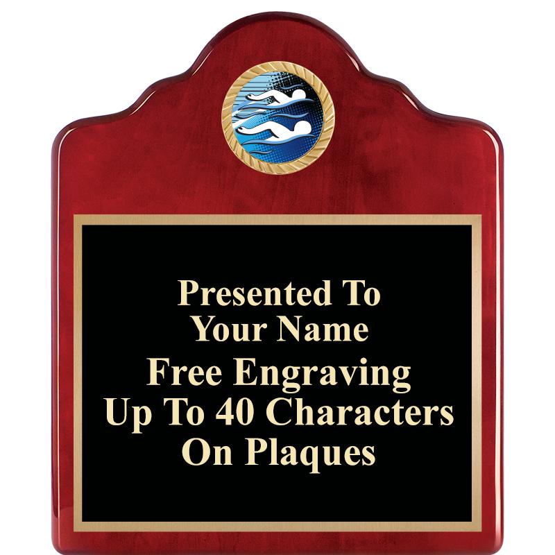 10"X12"ROSEWOOD EMBLEM PLQ