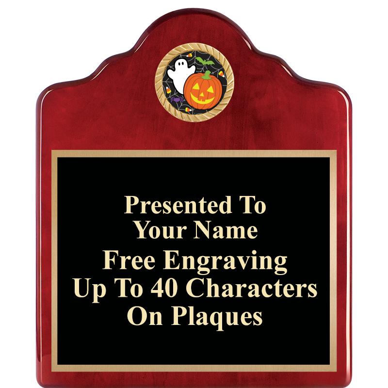 10"X12"ROSEWOOD EMBLEM PLQ