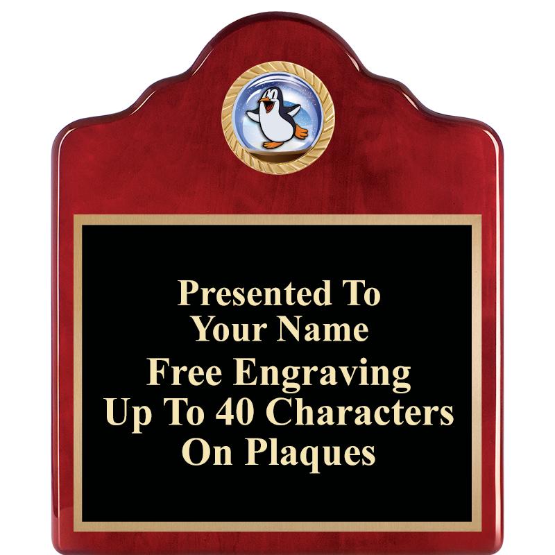 10"X12"ROSEWOOD EMBLEM PLQ