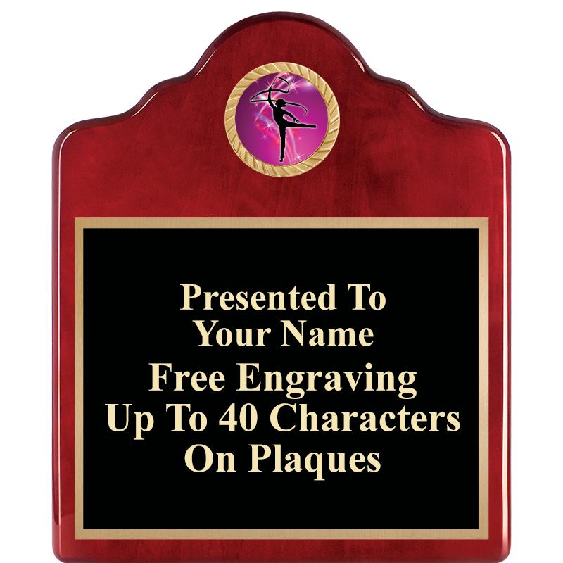 10"X12"ROSEWOOD EMBLEM PLQ