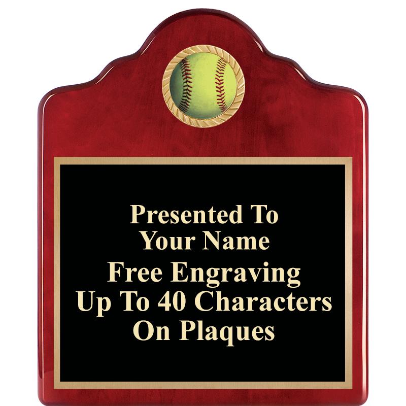 10"X12"ROSEWOOD EMBLEM PLQ