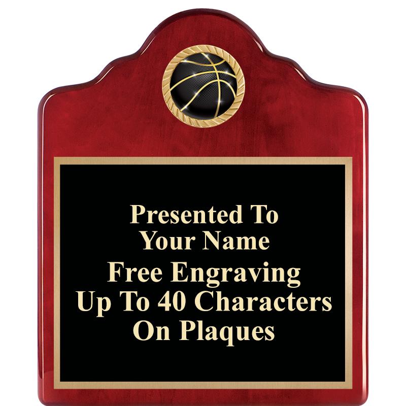 10"X12"ROSEWOOD EMBLEM PLQ