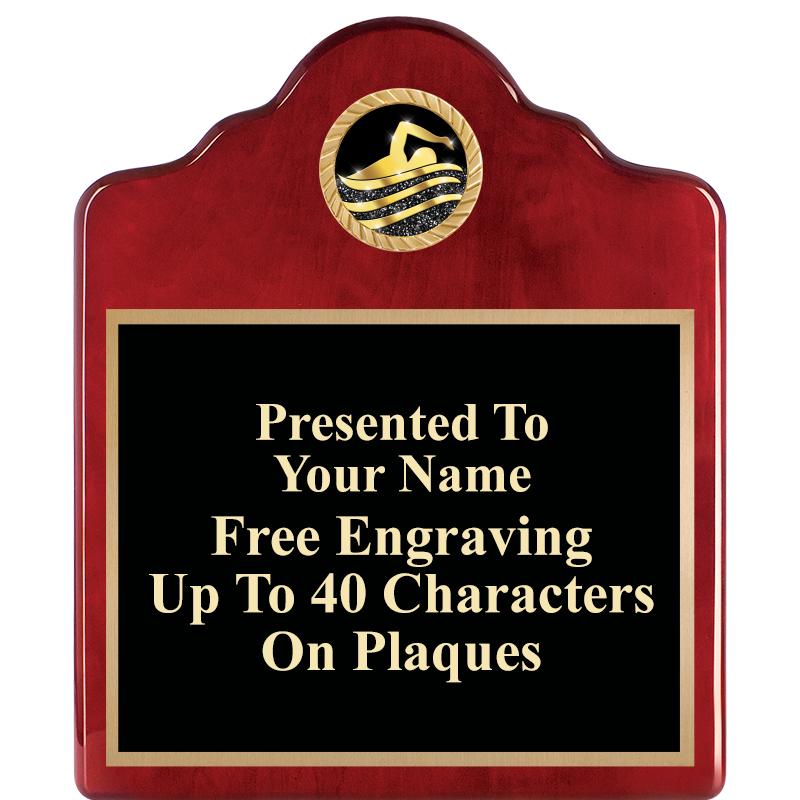 10"X12"ROSEWOOD EMBLEM PLQ