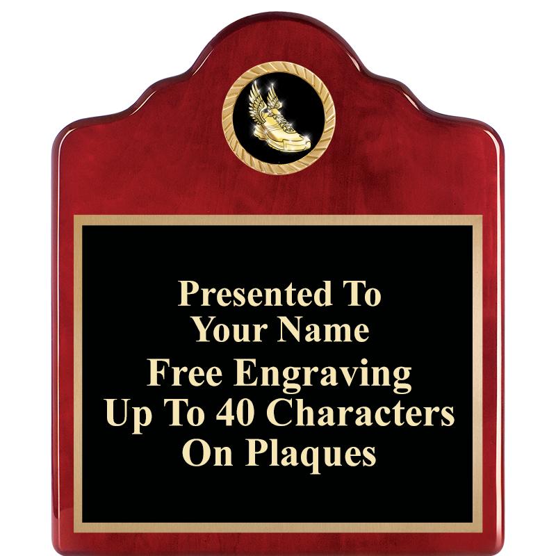 10"X12"ROSEWOOD EMBLEM PLQ