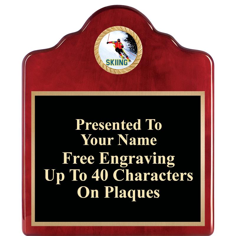 10"X12"ROSEWOOD EMBLEM PLQ