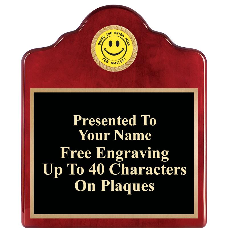 10"X12"ROSEWOOD EMBLEM PLQ