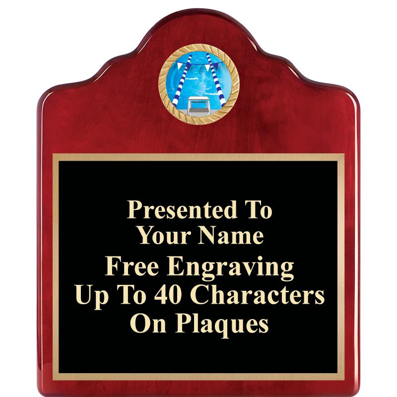 10"X12"ROSEWOOD EMBLEM PLQ