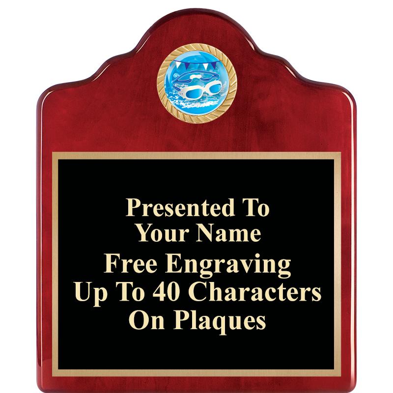 10"X12"ROSEWOOD EMBLEM PLQ