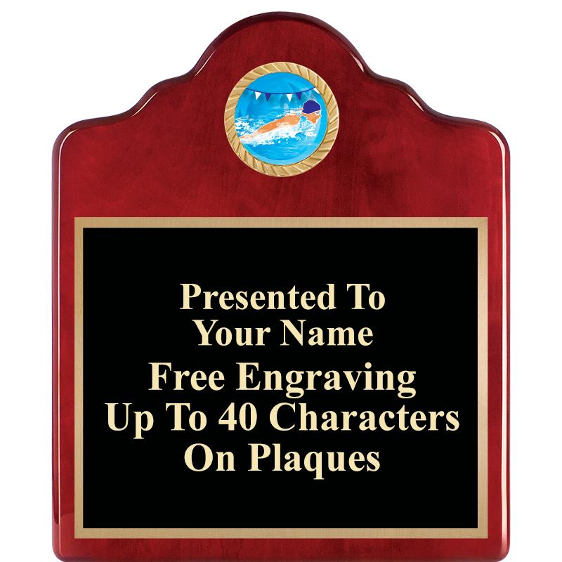 10"X12"ROSEWOOD EMBLEM PLQ
