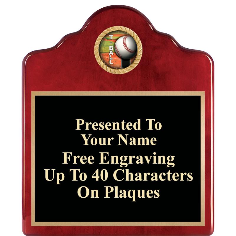 10"X12"ROSEWOOD EMBLEM PLQ