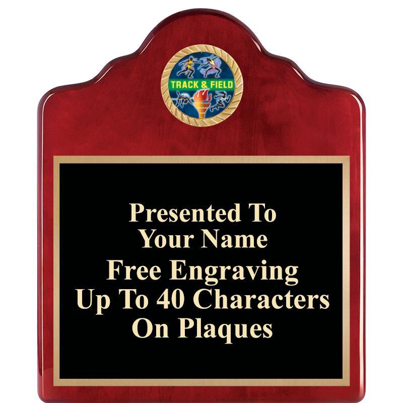 10"X12"ROSEWOOD EMBLEM PLQ