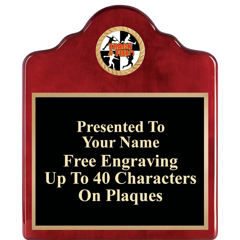 10"X12"ROSEWOOD EMBLEM PLQ