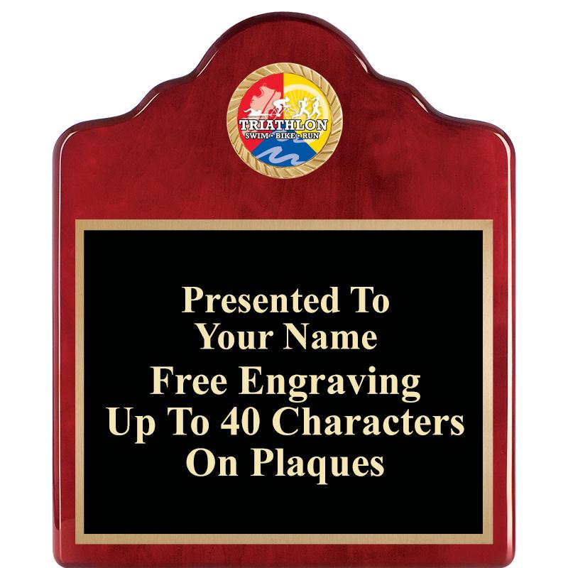 10"X12"ROSEWOOD EMBLEM PLQ