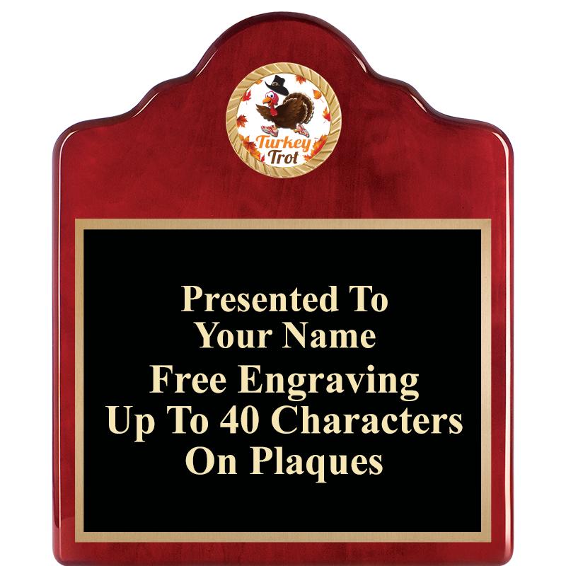 10"X12"ROSEWOOD EMBLEM PLQ