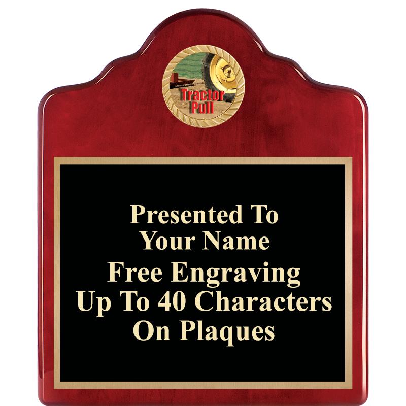 10"X12"ROSEWOOD EMBLEM PLQ