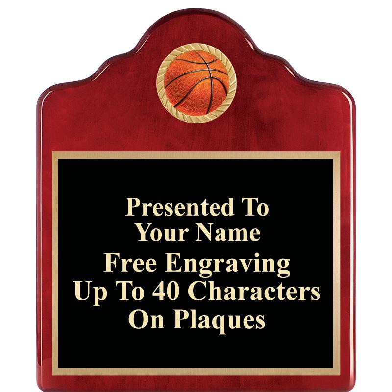 10"X12"ROSEWOOD EMBLEM PLQ