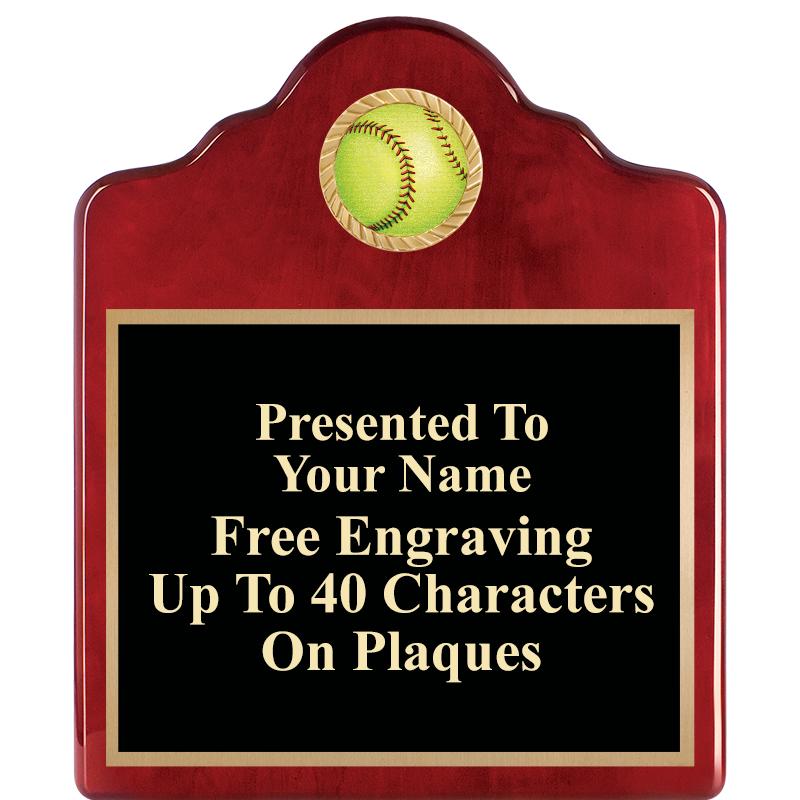 10"X12"ROSEWOOD EMBLEM PLQ