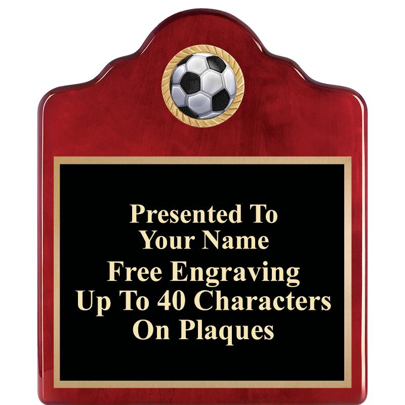 10"X12"ROSEWOOD EMBLEM PLQ