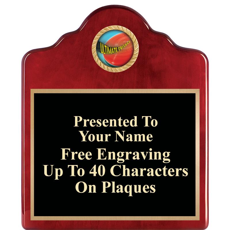 10"X12"ROSEWOOD EMBLEM PLQ