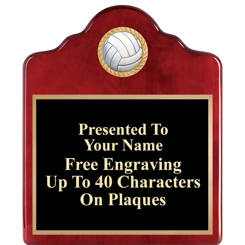 10"X12"ROSEWOOD EMBLEM PLQ