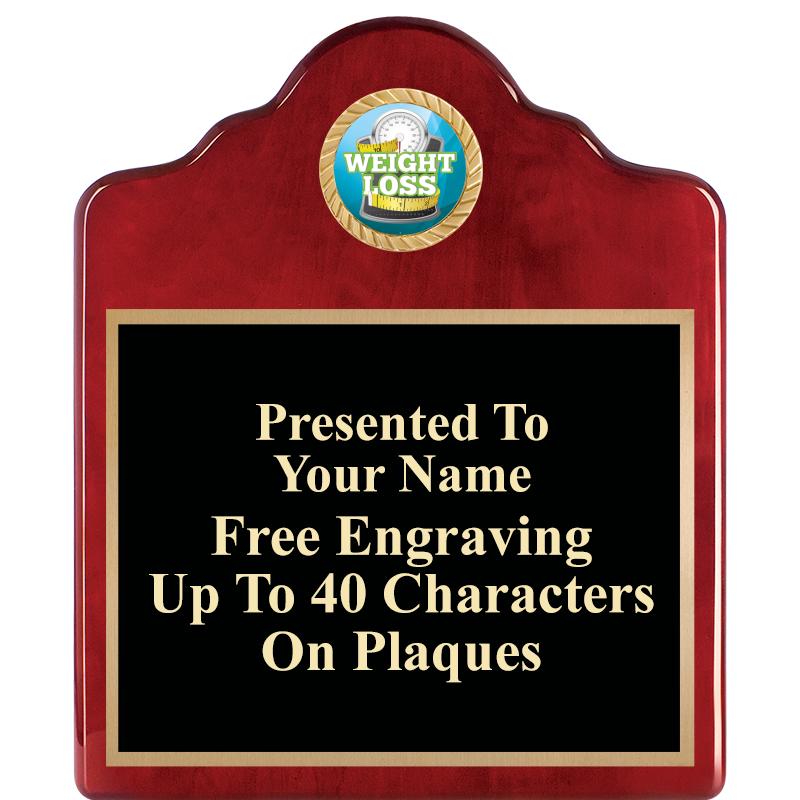 10"X12"ROSEWOOD EMBLEM PLQ