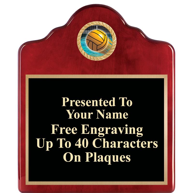 10"X12"ROSEWOOD EMBLEM PLQ