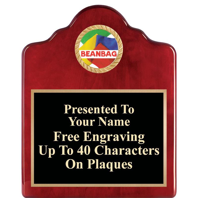 8X10 ROSEWOOD EMBLEM INS PLQ