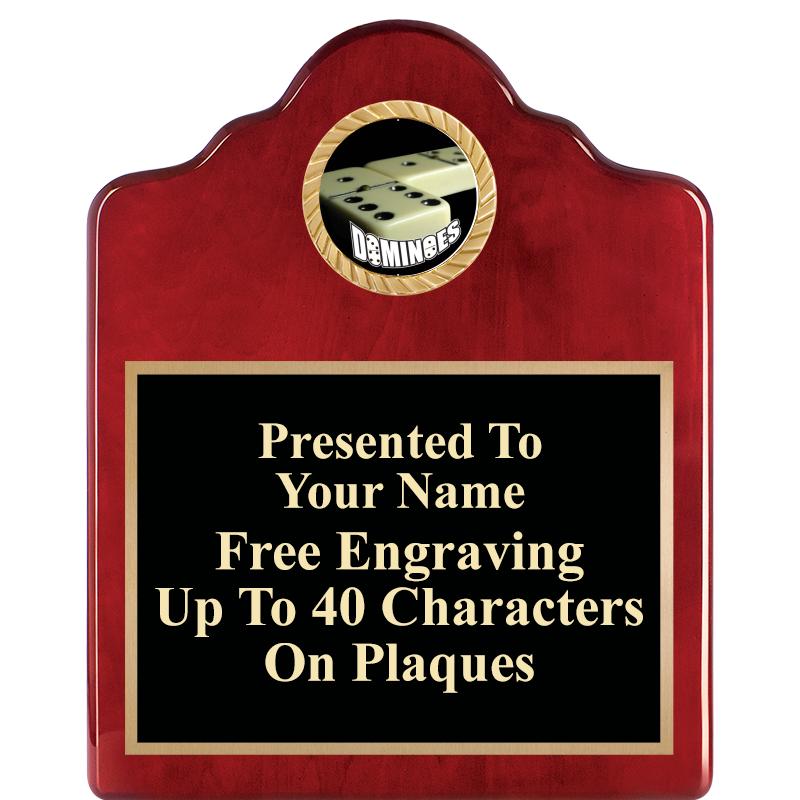 8X10 ROSEWOOD EMBLEM INS PLQ