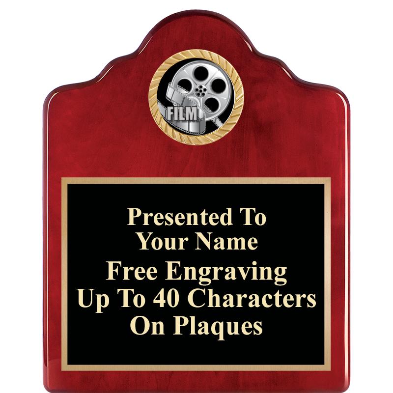 8X10 ROSEWOOD EMBLEM INS PLQ