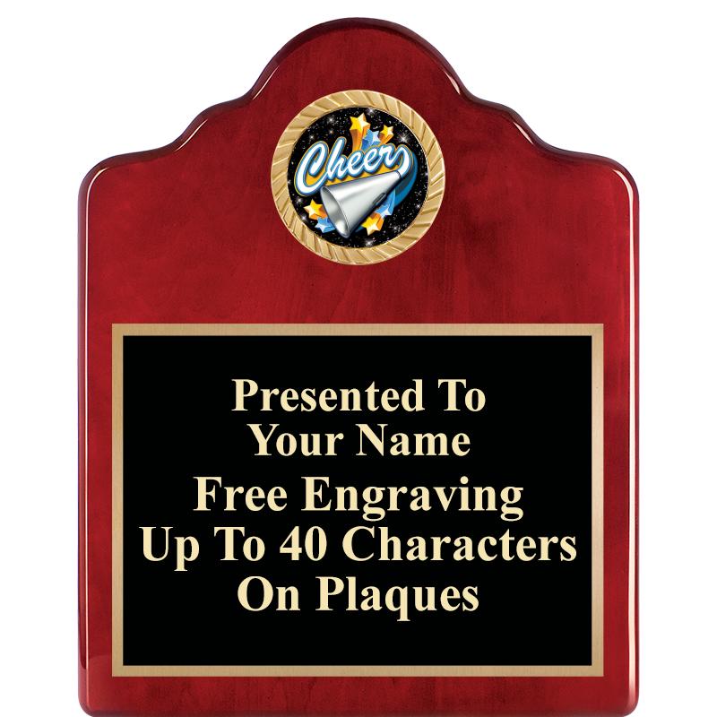 8X10 ROSEWOOD EMBLEM INS PLQ