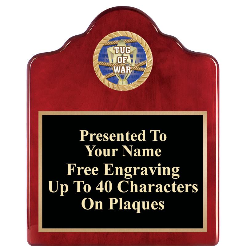 8X10 ROSEWOOD EMBLEM INS PLQ