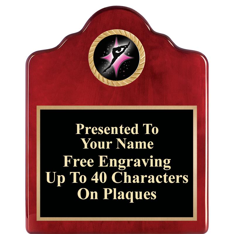 8X10 ROSEWOOD EMBLEM INS PLQ