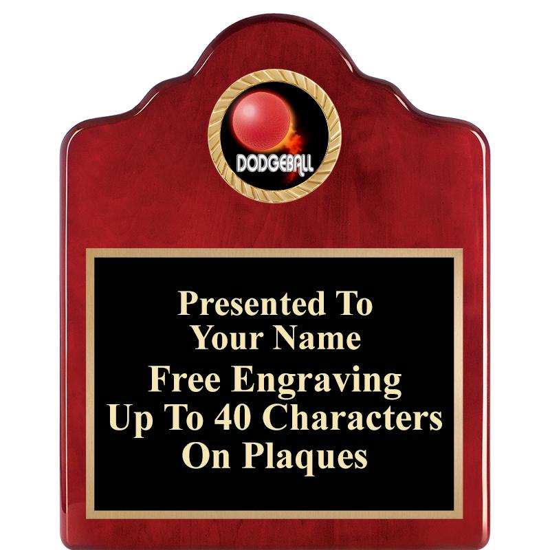 8X10 ROSEWOOD EMBLEM INS PLQ