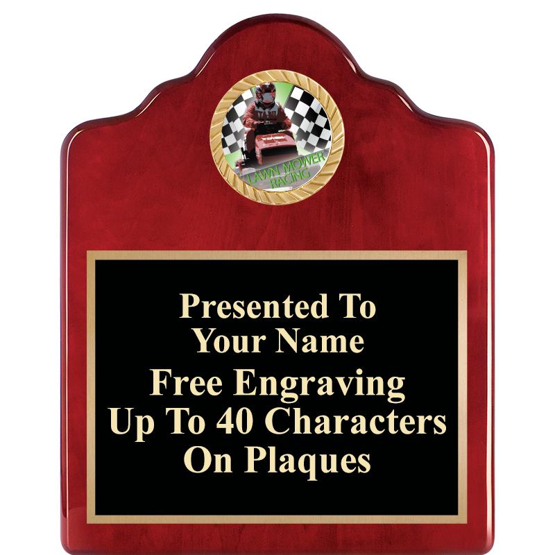 8X10 ROSEWOOD EMBLEM INS PLQ