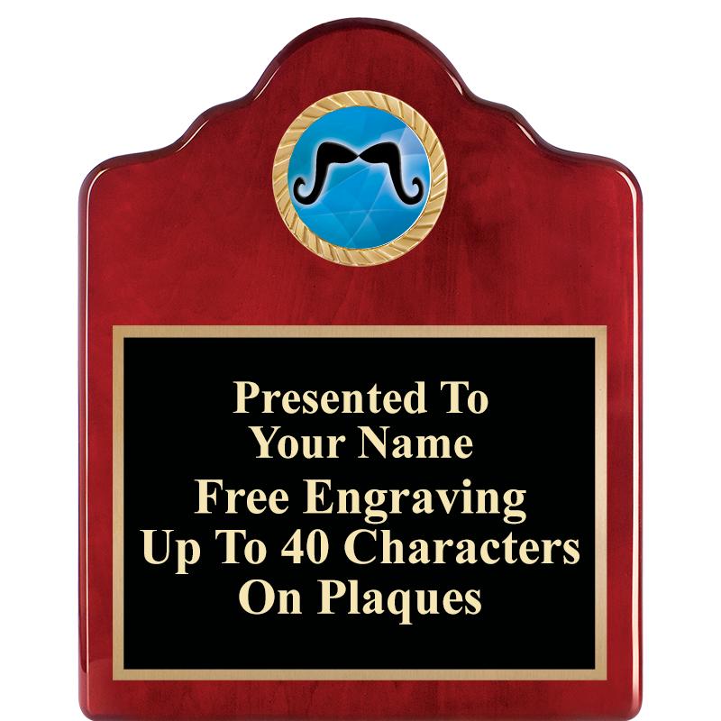 8X10 ROSEWOOD EMBLEM INS PLQ