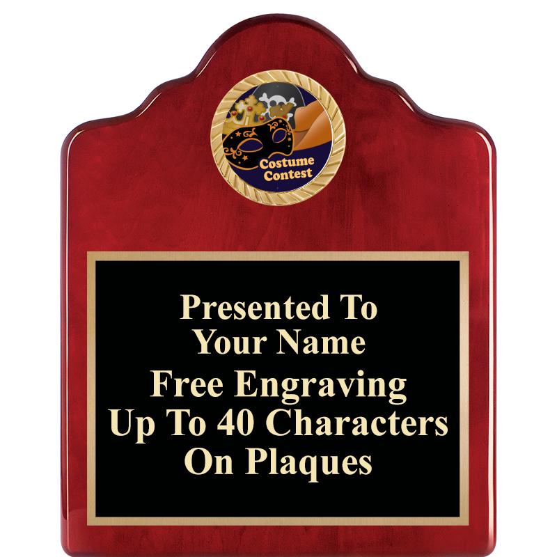 8X10 ROSEWOOD EMBLEM INS PLQ