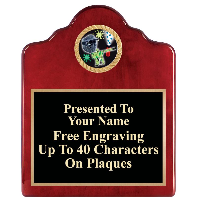 8X10 ROSEWOOD EMBLEM INS PLQ