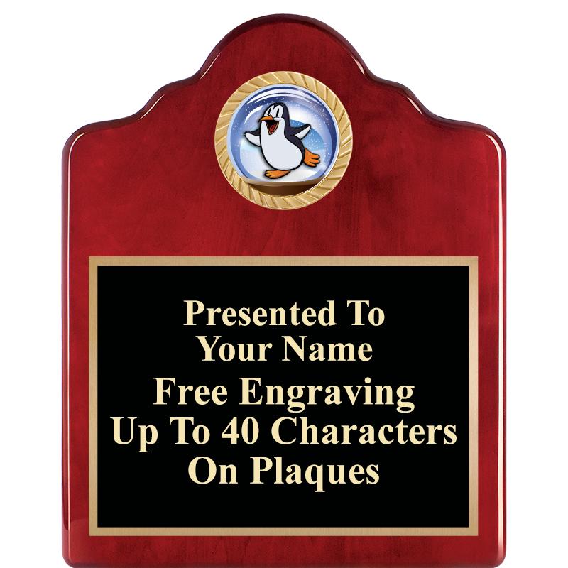 8X10 ROSEWOOD EMBLEM INS PLQ