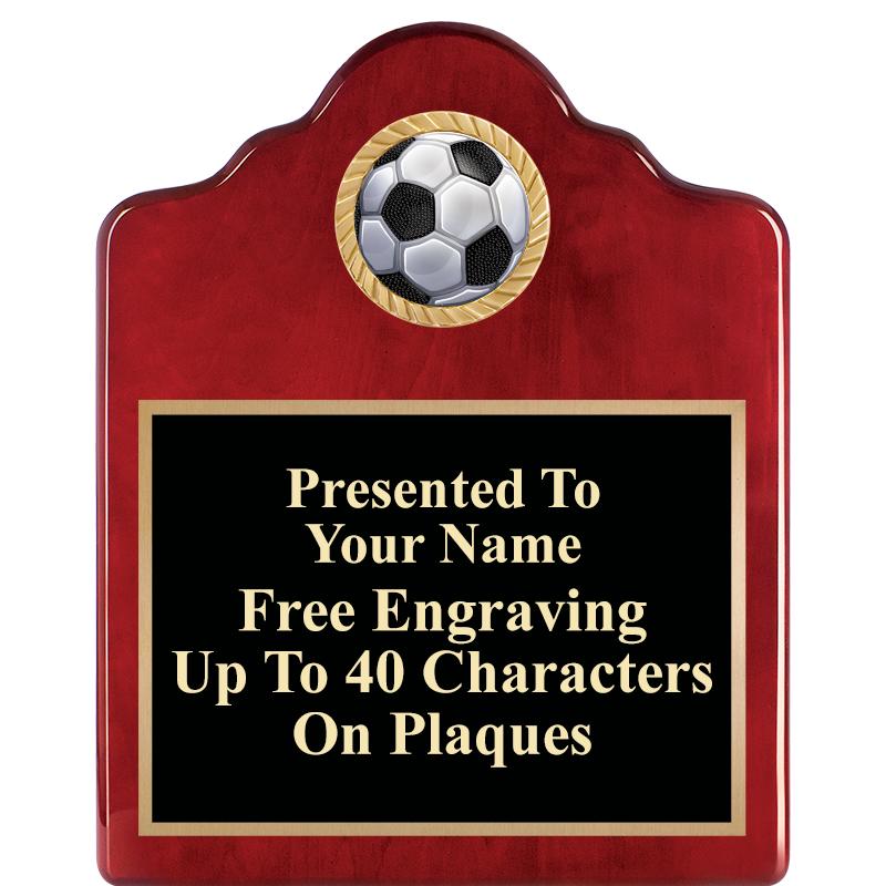 8X10 ROSEWOOD EMBLEM INS PLQ