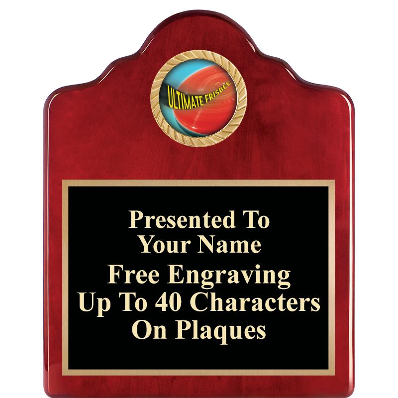 8X10 ROSEWOOD EMBLEM INS PLQ