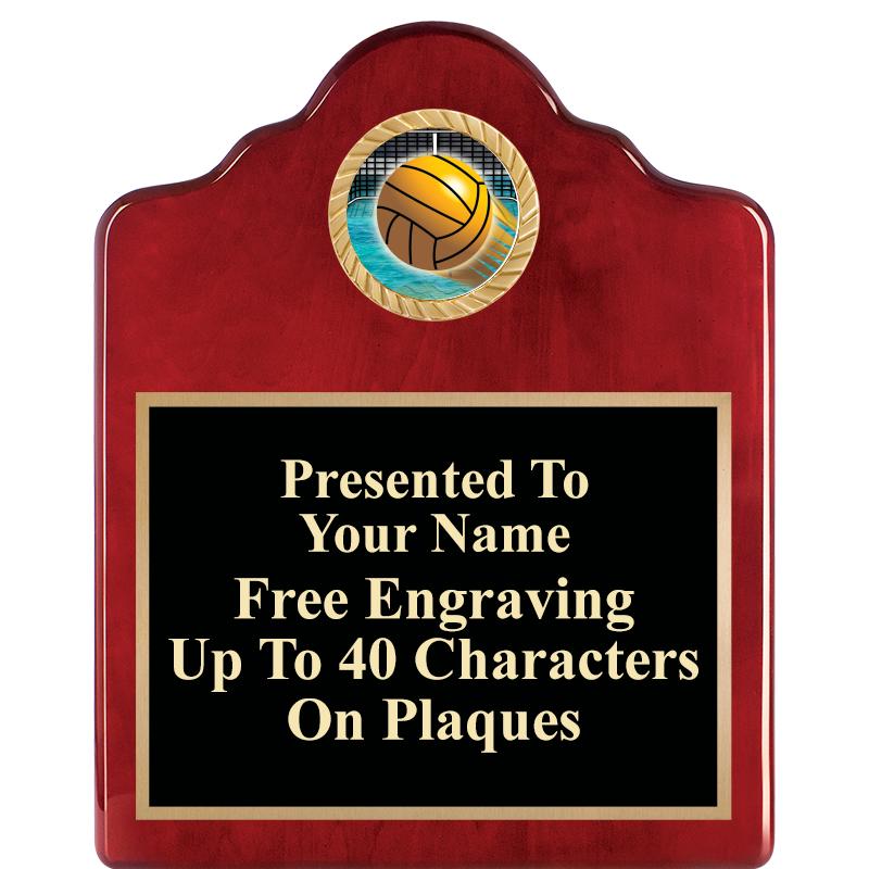 8X10 ROSEWOOD EMBLEM INS PLQ