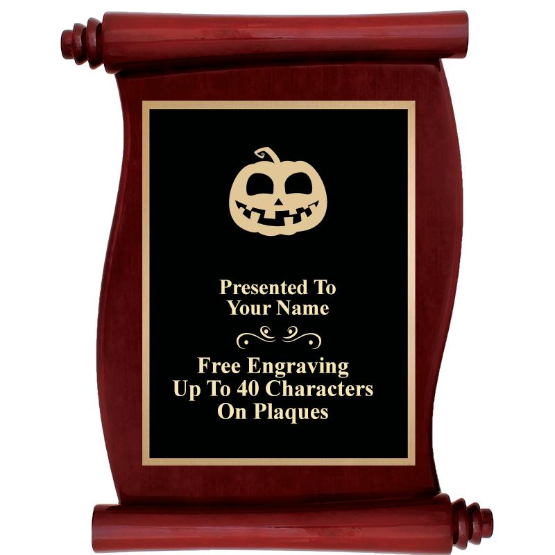 9.5"X12"ROSEWOOD SCROLL PLAQUE