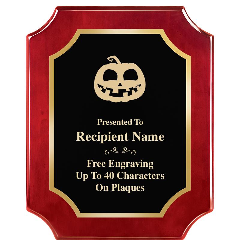 8"X10"SCALLOPED ROSEWOOD PLQ