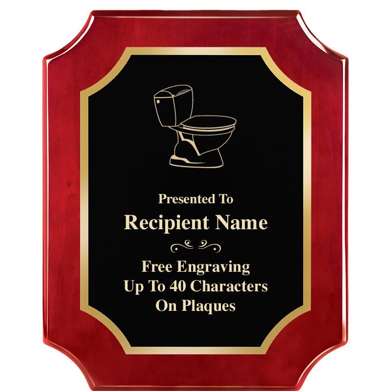 8"X10"SCALLOPED ROSEWOOD PLQ