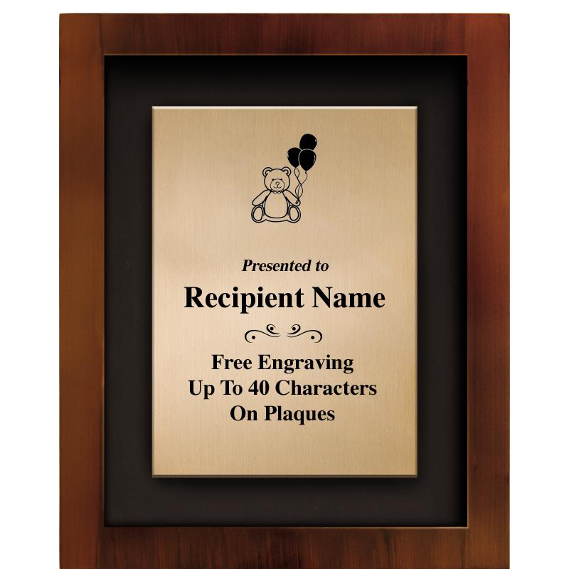 8.5"x10.5"COLOR PRNTD SHDW PLQ