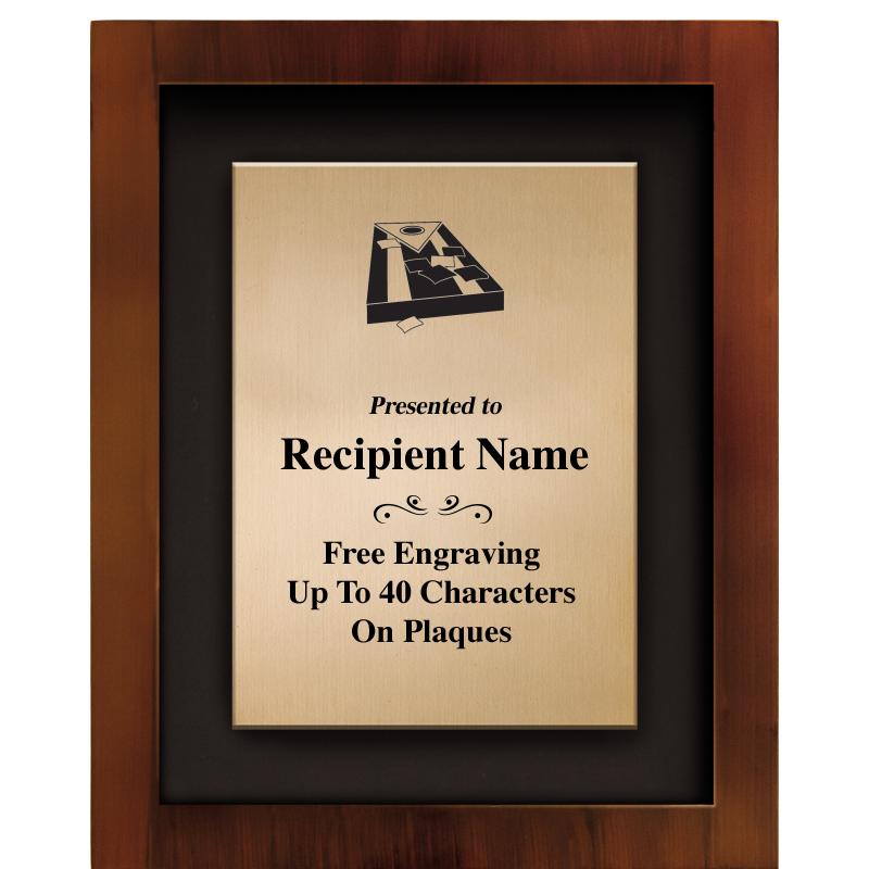 8.5"x10.5"COLOR PRNTD SHDW PLQ