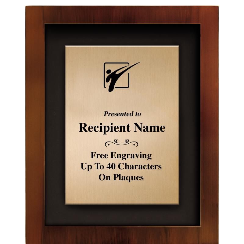 8.5"x10.5"COLOR PRNTD SHDW PLQ