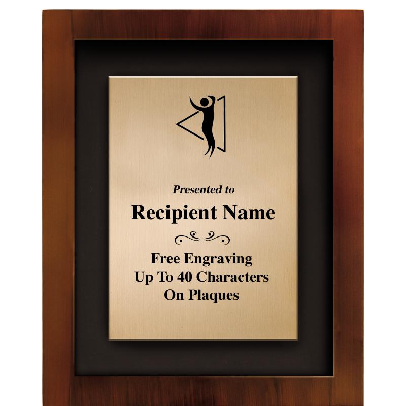 8.5"x10.5"COLOR PRNTD SHDW PLQ